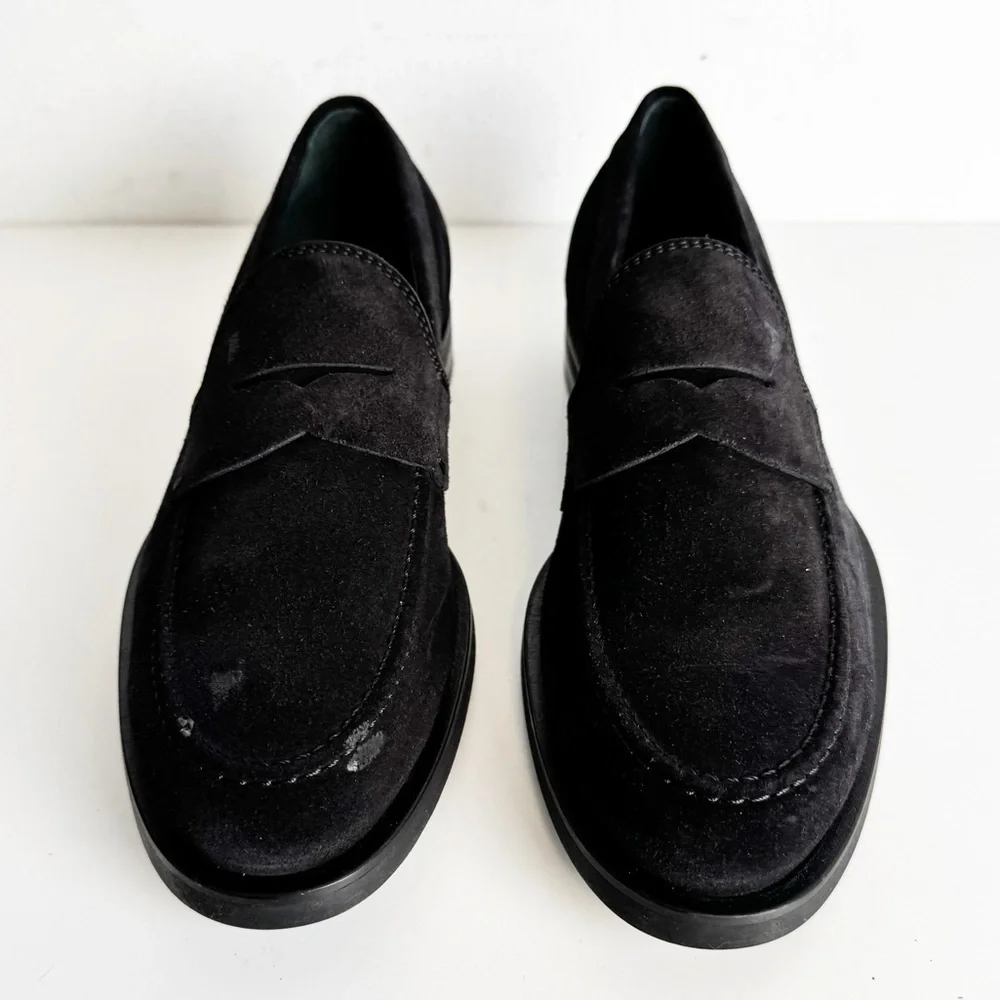 Tod’s black suede loafers size 6